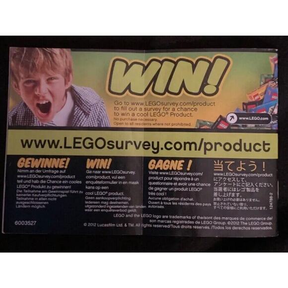 LEGO 9679 Star Wars Instruction Manual ONLY Republic Fighter Tank - Picture 2 of 2